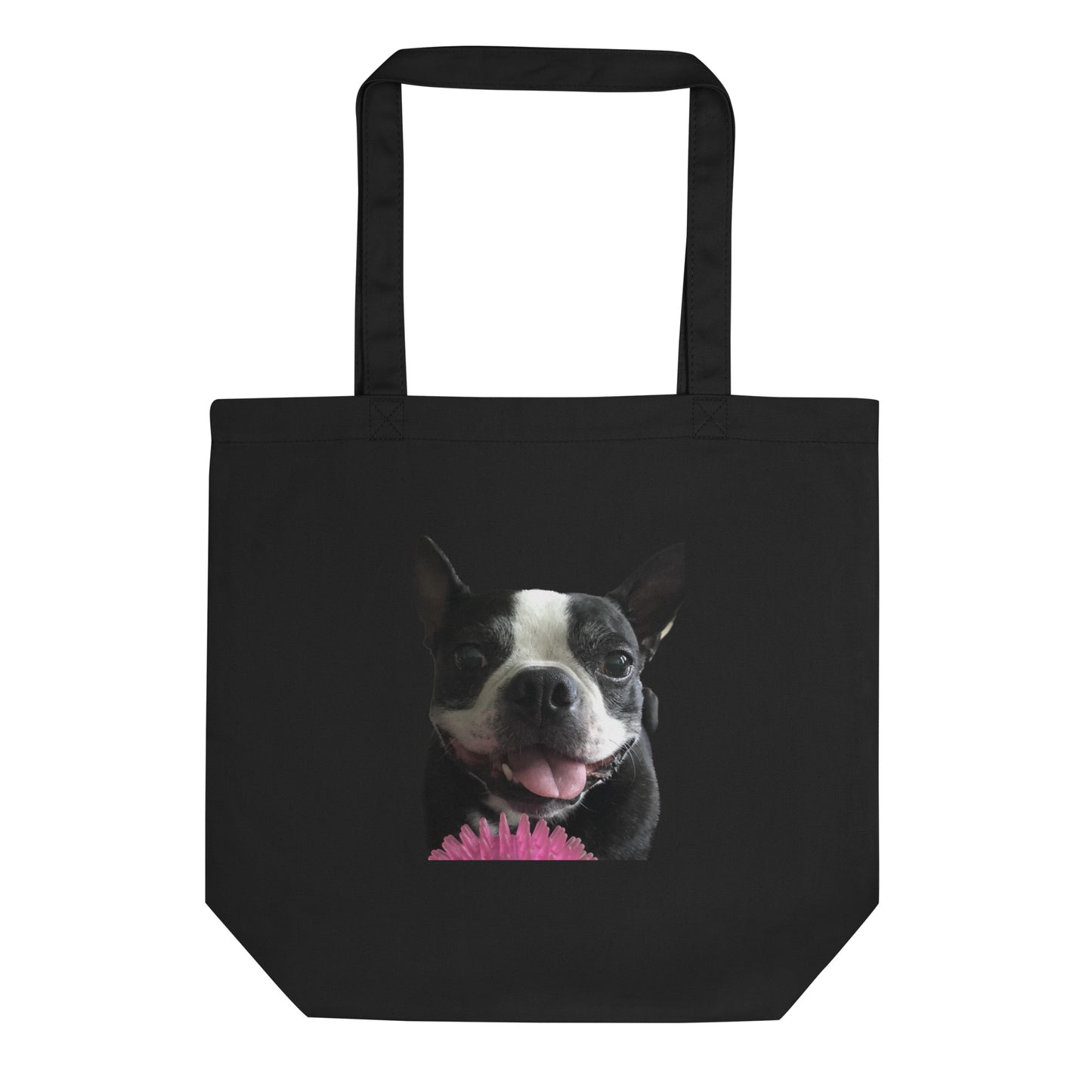 Organic Cotton Tote Bag Medium (Boston Terrier)