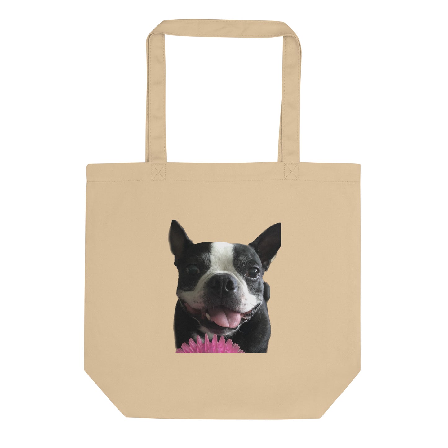 Organic Cotton Tote Bag Medium (Boston Terrier)