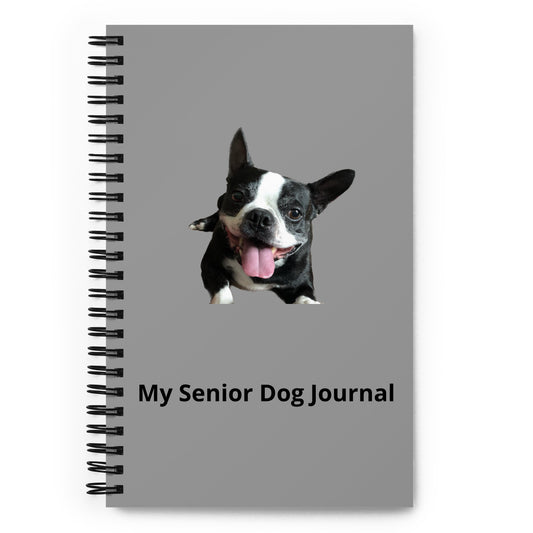 My Senior Dog Journal (Happy Boston Terrier)